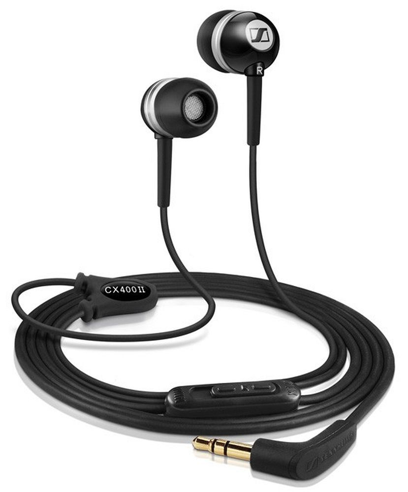 Vadu austiņas Jack 3,5 mm Sennheiser CX 400-II Precision melnas