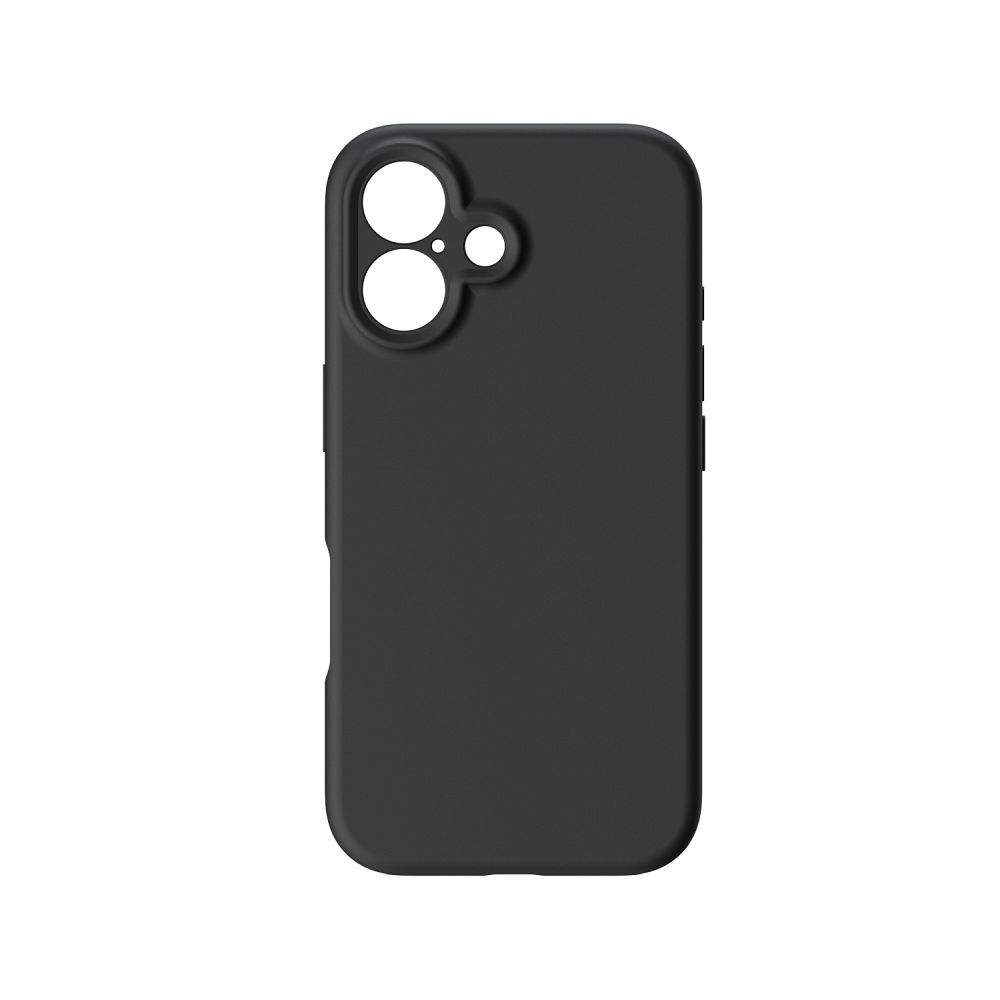 Maciņš iPhone 16 Forcell F-Protect Rubber Premium, saderīgs ar MagSafe, melns