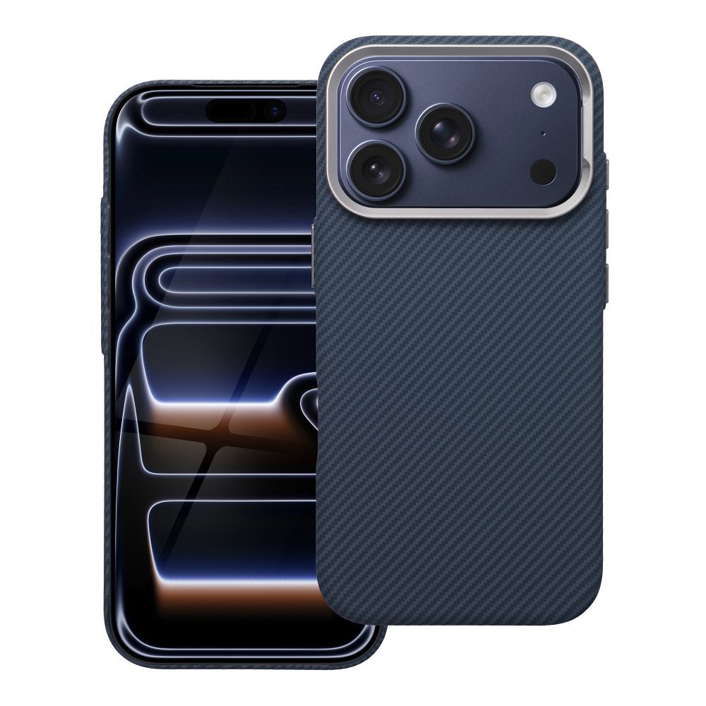 K-Look maciņš ar MagSafe saderību iPhone 17 Pro / 18 Pro (zema kameras maliņa), zils