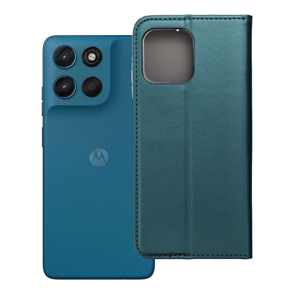 SMART MAGNETO Book maciņš priekš Motorola G57 POWER - tumši zaļš