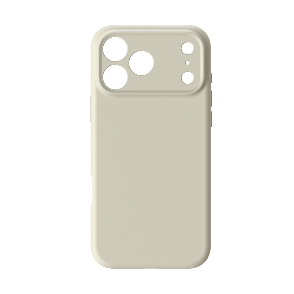 Maciņš iPhone 17 Pro Max / 18 Pro Max (zema kameras mala) Forcell F-Protect Rubber Premium, saderīgs ar MagSafe, antīki balts