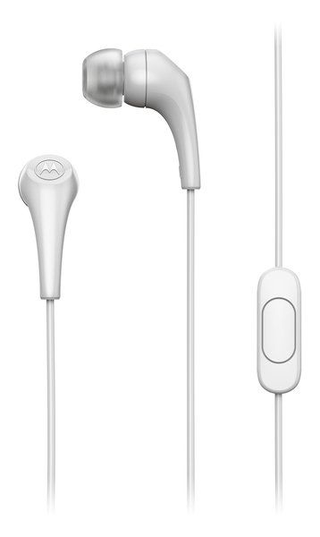 Vadu austiņas jack ar mikrofonu 3,5mm MOTOROLA Ear Buds 2-S baltas