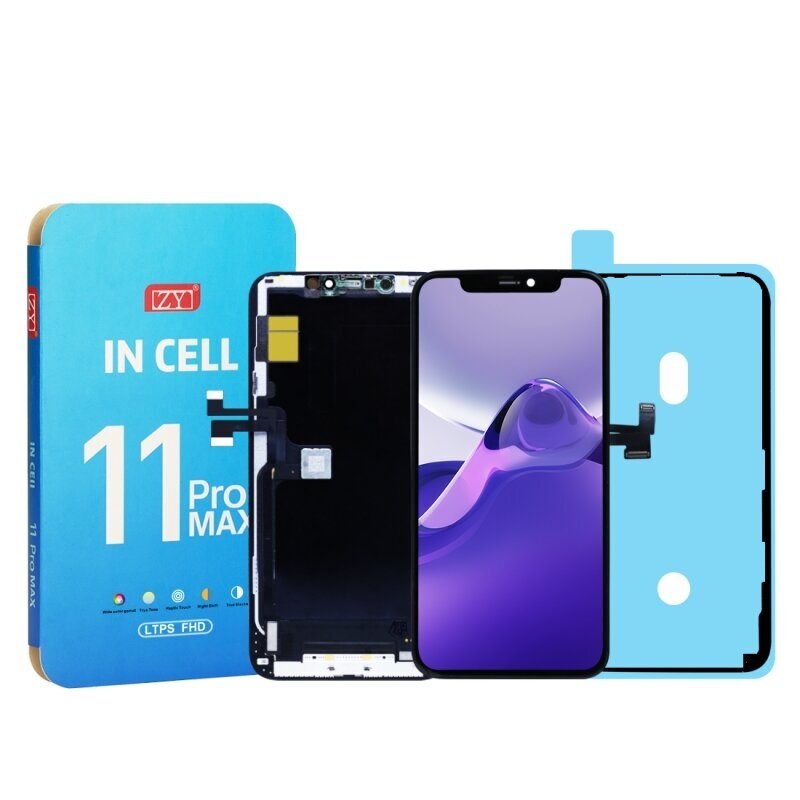 Displejs Apple iPhone 11 Pro Max ar skārienjutīgo stiklu ZY INCELL LTPS Premium (Removable IC)