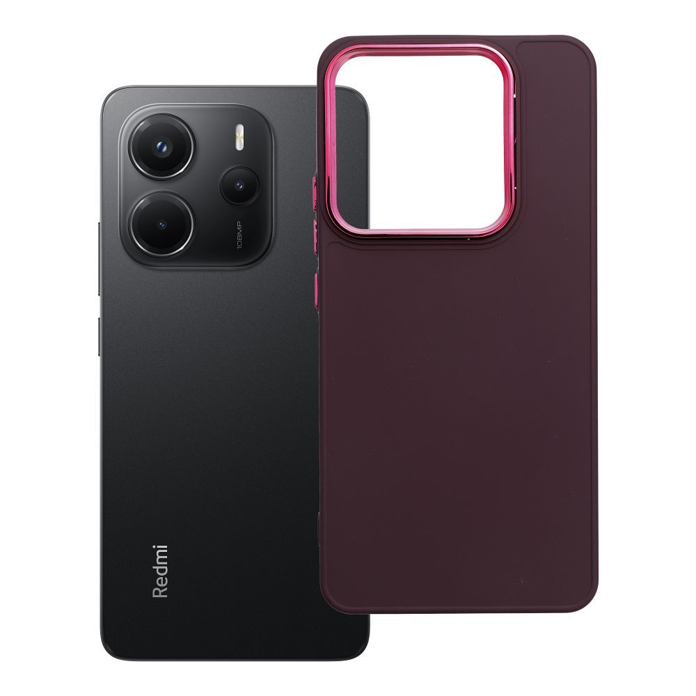 FRAME viedtālruņa apvalks XIAOMI Redmi Note 14 4G (GLOBAL - 164,84mm x 78,15mm x 8,16mm) violeta