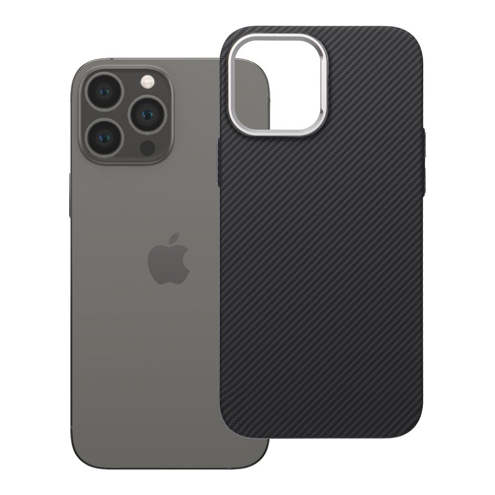 Ar MagSafe saderīgs K-Look maciņš iPhone 13 PRO MAX, melns