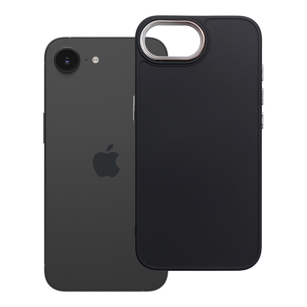 FRAME viedtālruņa apvalks IPHONE 16e (SE 4 2025), melns