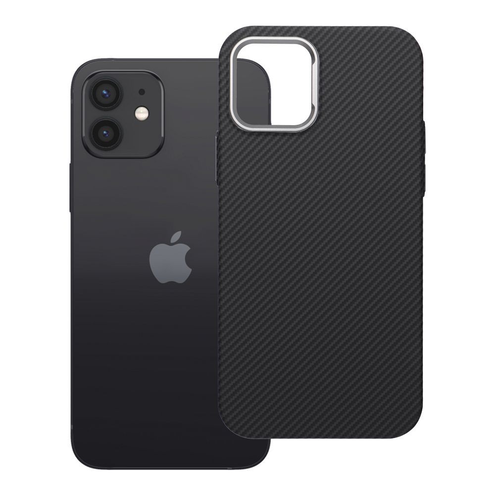 Ar MagSafe saderīgs K-Look maciņš iPhone 12 / 12 PRO, melns