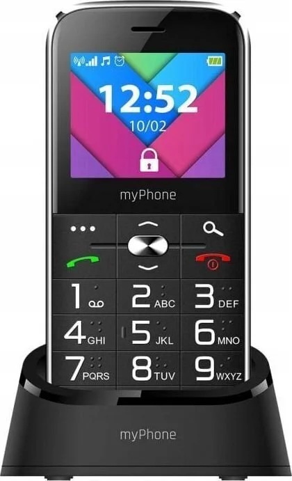 myPhone Halo C | melns | 2.2 collas | TFT | 32 MB | 32 MB | Dual SIM | galvenās kameras izšķirtspēja 0.3 MP | 1900 mAh