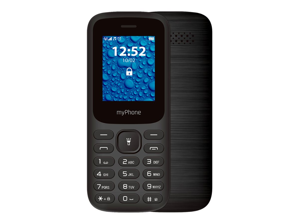 myPhone 2220 (черный) две SIM 1.77" TFT 128x160/32МБ/microSD/2G | myPhone
