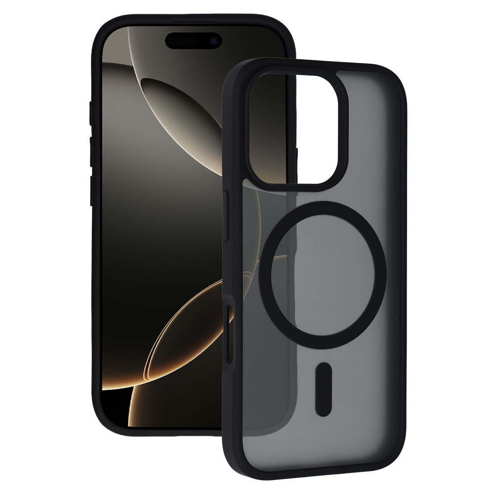 Tel Protect Aura Matte Magsafe maciņš Iphone 16 Pro, melns
