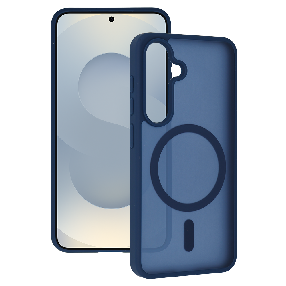 Tel Protect Aura Matte Magsafe maciņš Samsung Galaxy S25/S24, tumši zils