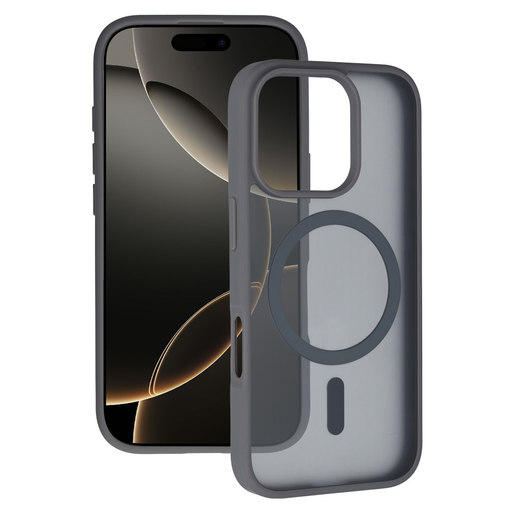 Tel Protect Aura Matte Magsafe maciņš Iphone 16, pelēks