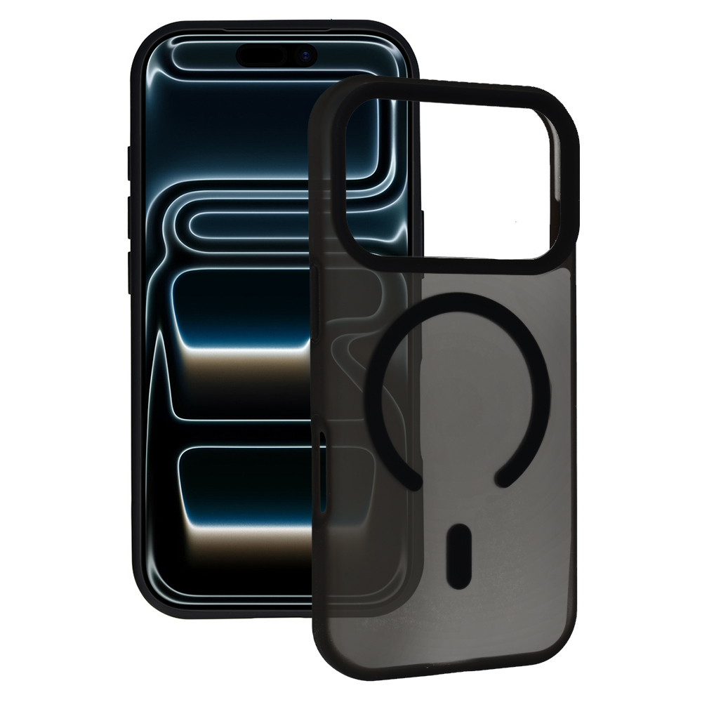 Tel Protect Mist Matte Magsafe maciņš Iphone 16, melns
