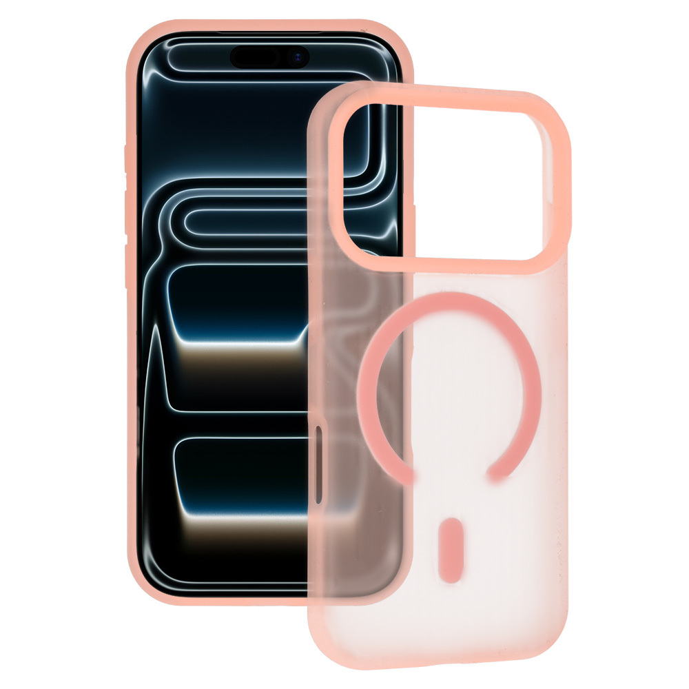 Tel Protect Mist Matte Magsafe maciņš Iphone 17 Pro rozā oranžs