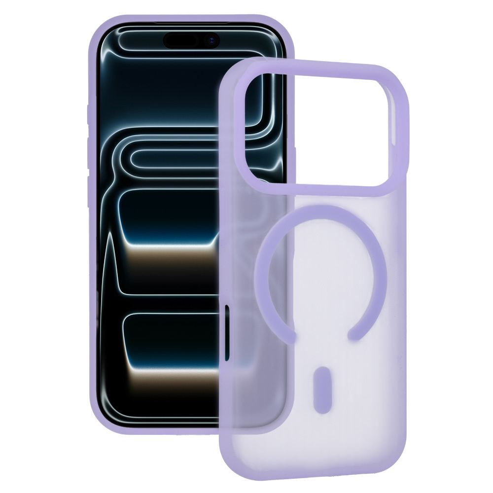 Tel Protect Mist Matte Magsafe maciņš Samsung Galaxy S25 bāli violets