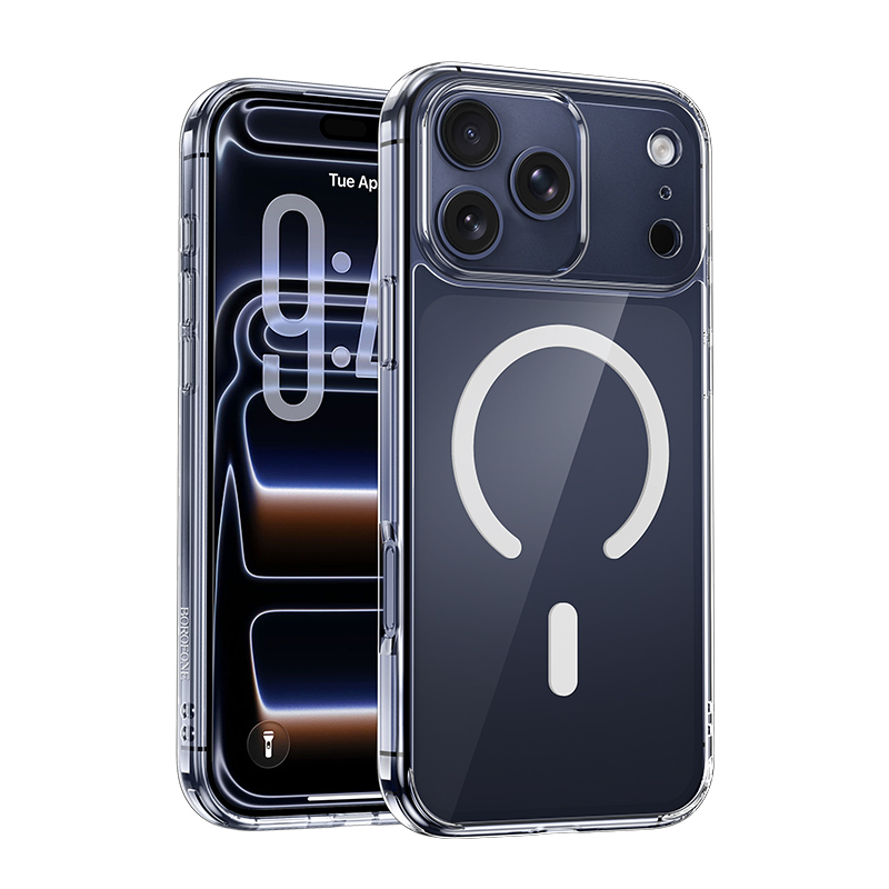 Borofone maciņš BI5 Ice Shield Magnetic Iphone 17 Pro Max caurspīdīgs
