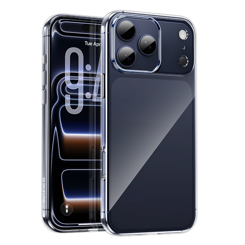 Borofone maciņš BI4 Ice Series Iphone 17 Pro Max caurspīdīgs