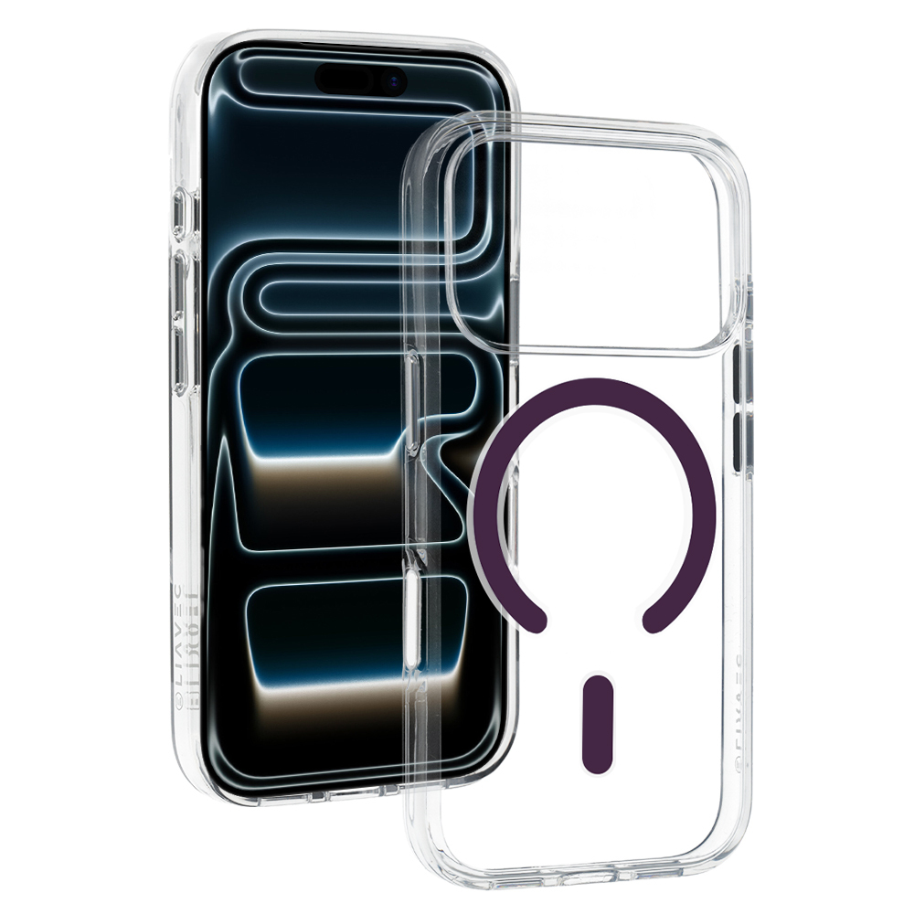 Liavec Pure maciņš Iphone 17 Pro Max/18 Pro Max, violets (kameras vadības poga)