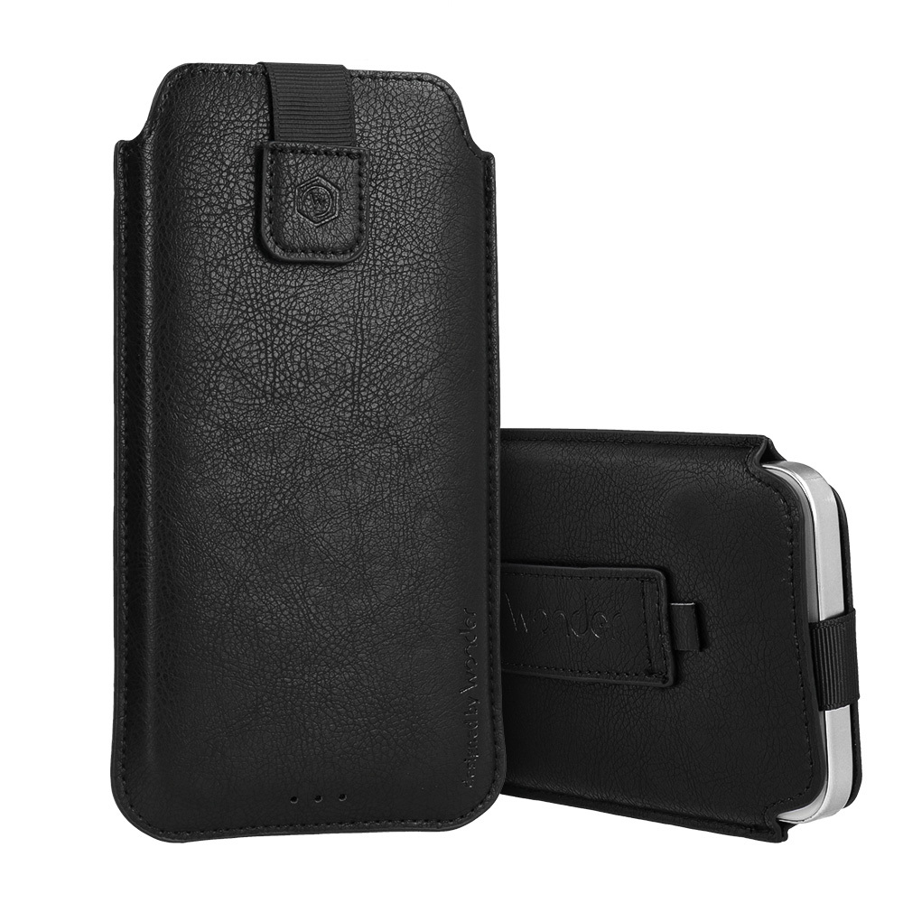 Wonder SPECIAL apvalks (Izmērs XL) Iphone 15/15 Pro/Iphone 16/16 Pro/Samsung S24/S24 Plus/S25/S25 Plus/A53/A55 5G melns