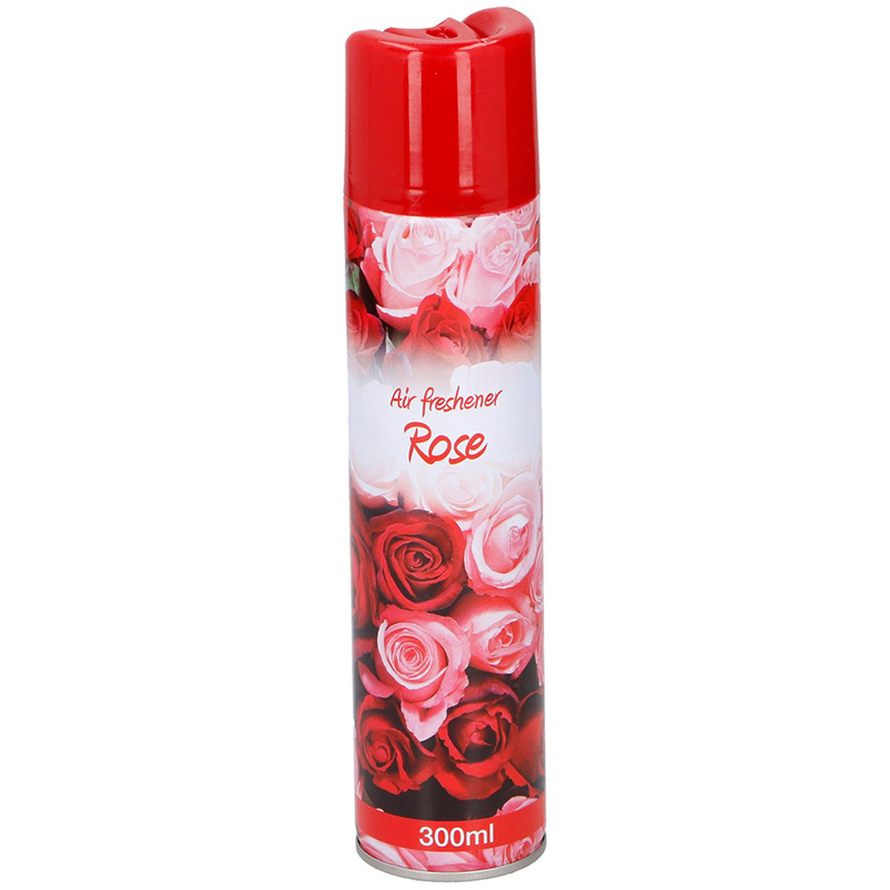 Aerosola gaisa atsvaidzinātājs ar rožu aromātu, 300 ml
