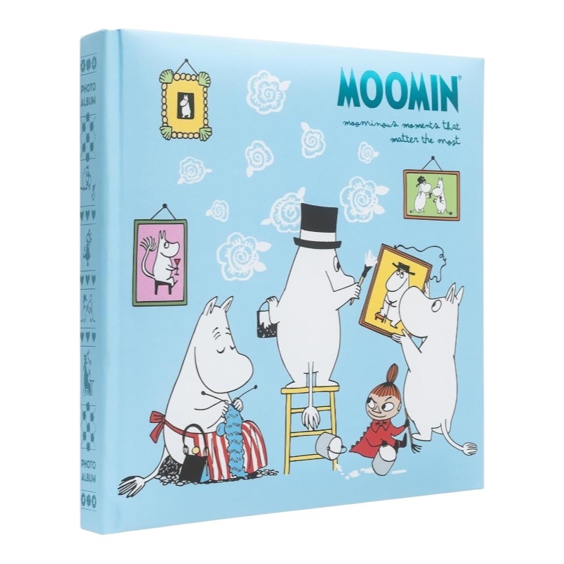 Moomins pašlīmējošs fotoalbums, 22 lapas, 16 × 16 cm