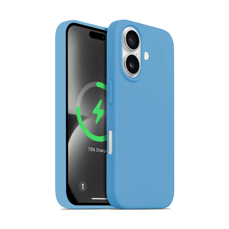 Crong Color Cover Magnetic MagSafe vāciņš ierīcei iPhone 16, zils