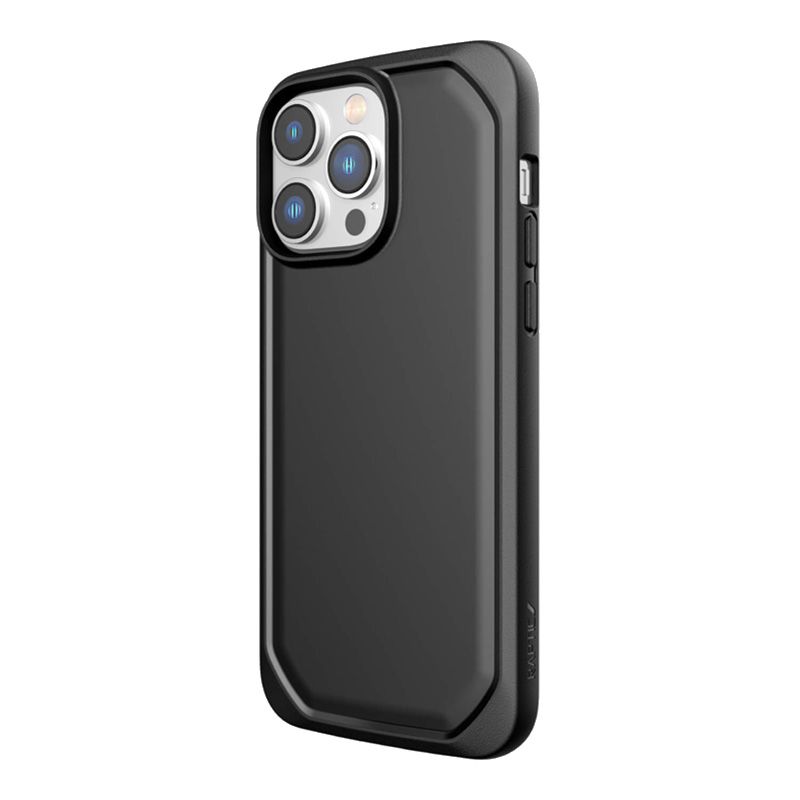 X-Doria Raptic Slim vāciņš ierīcei iPhone 14 Pro Max, bioloģiski noārdāms, melns