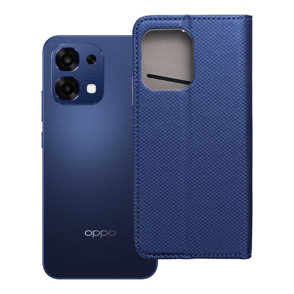 SMART CASE Book maciņš priekš Oppo Reno A6 PRO 5G - tumši zils