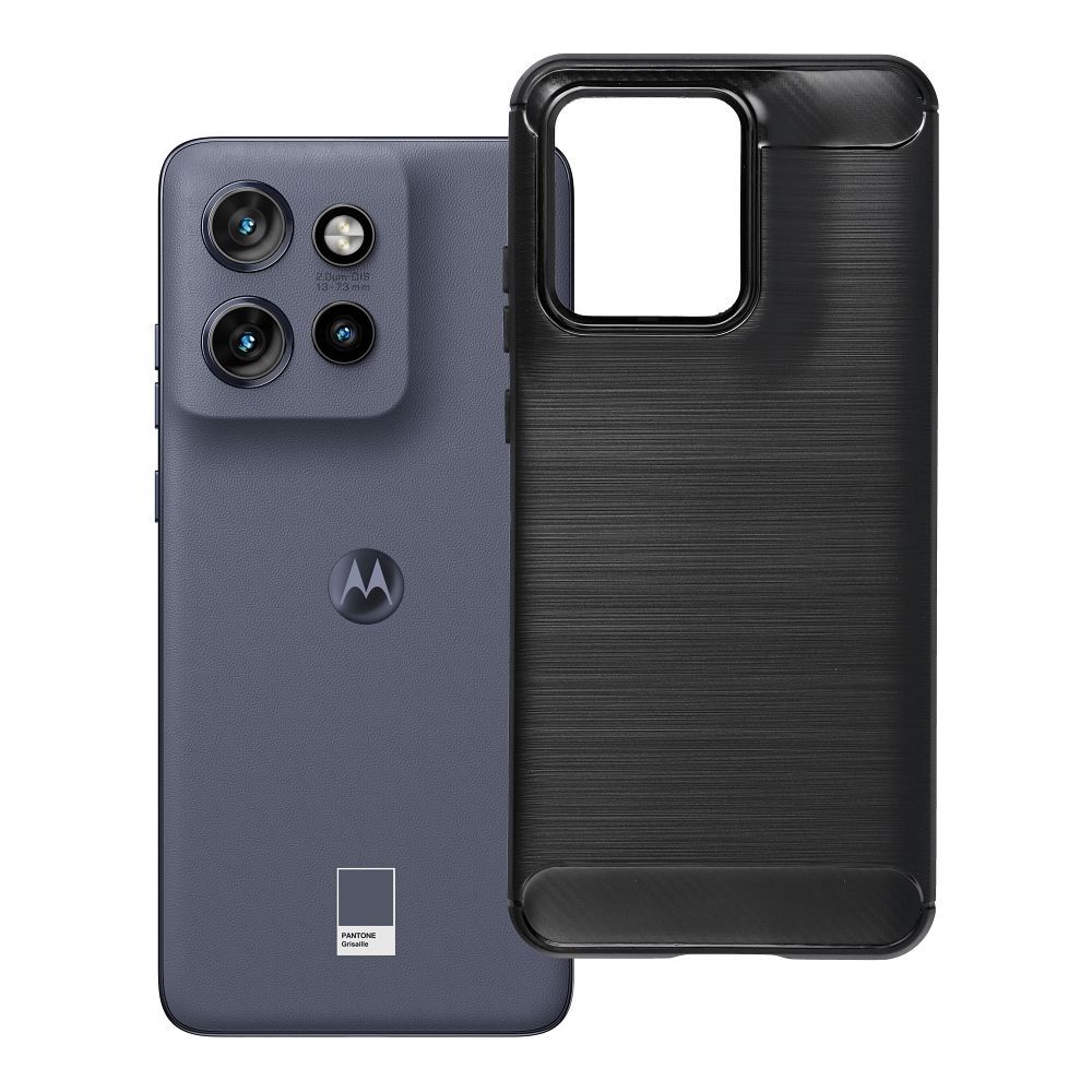 Carbon 2.0 maciņš modelim Motorola Edge 50 Neo – melns