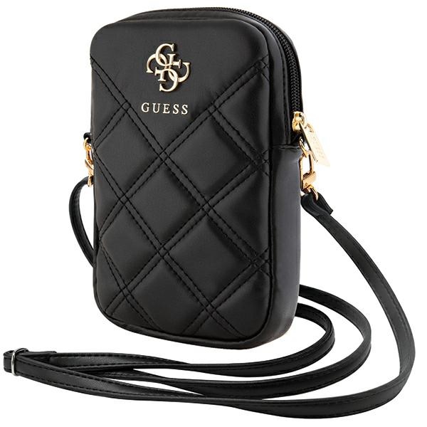 Guess soma GUWBZPSQSSGKmelns/black Zip Quilted 4G