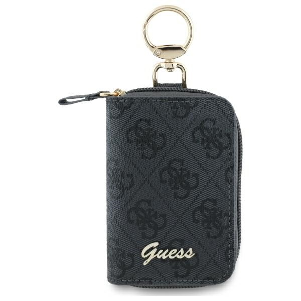 Guess GUABP4DPTK 4G Triangle kabeļu un piederumu maciņš – melns