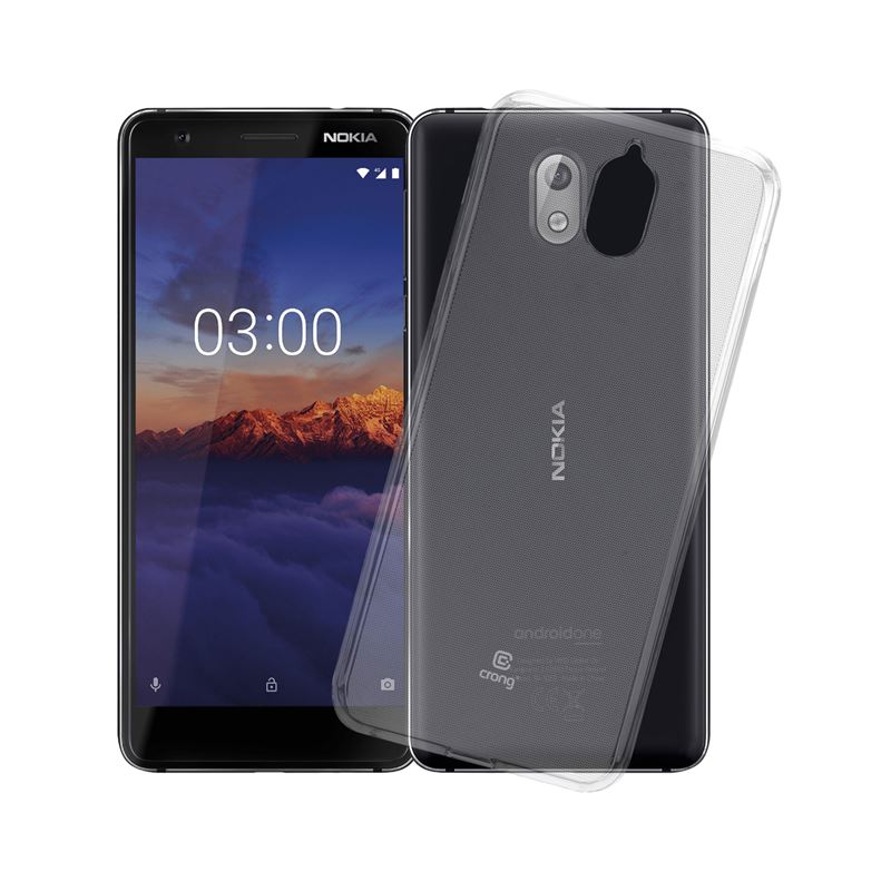 Crong Crystal Slim vāciņš ierīcei Nokia 3.1, caurspīdīgs