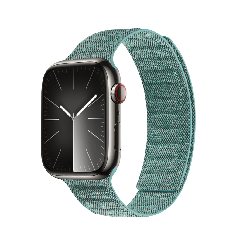 Crong Melange magnētiska siksniņa Apple Watch 44 / 45 / 46 / 49 mm, tirkīza melanža