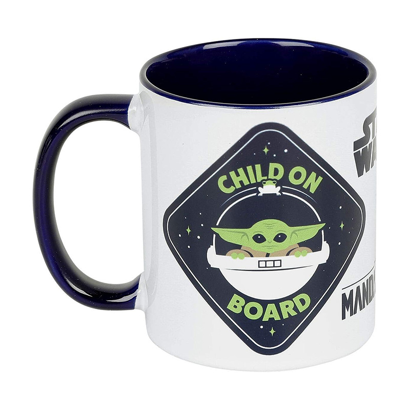 Star Wars The Mandalorian Baby Yoda keramikas krūze dāvanu kastē, 300 ml