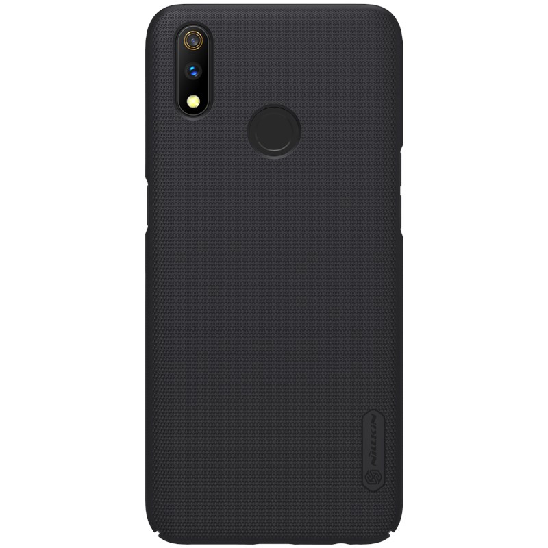Nillkin Super Frosted Shield vāciņš ierīcei Realme 3 Pro / Realme X Lite, melns