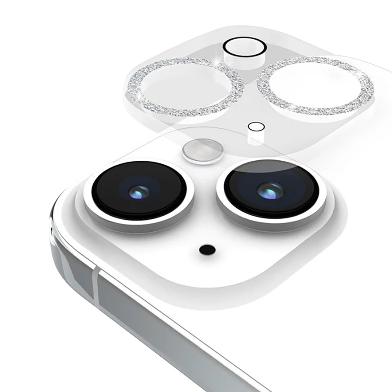 Case-Mate Sparkle Lens Protector kameru lēcu aizsargstikls ierīcei iPhone 15 / 15 Plus, ar “Twinkle” rakstu