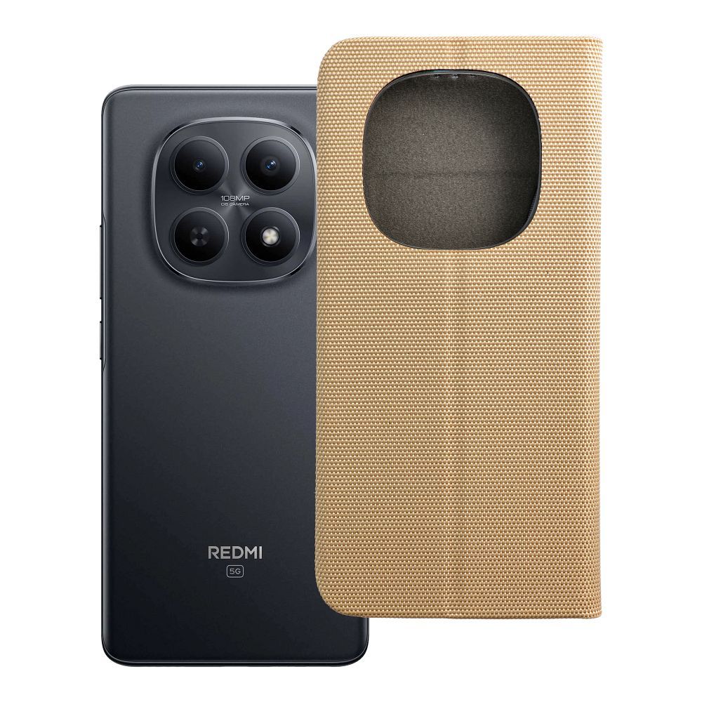 SENSITIVE grāmatiņas maciņš XIAOMI Redmi Note 15 5G zeltains