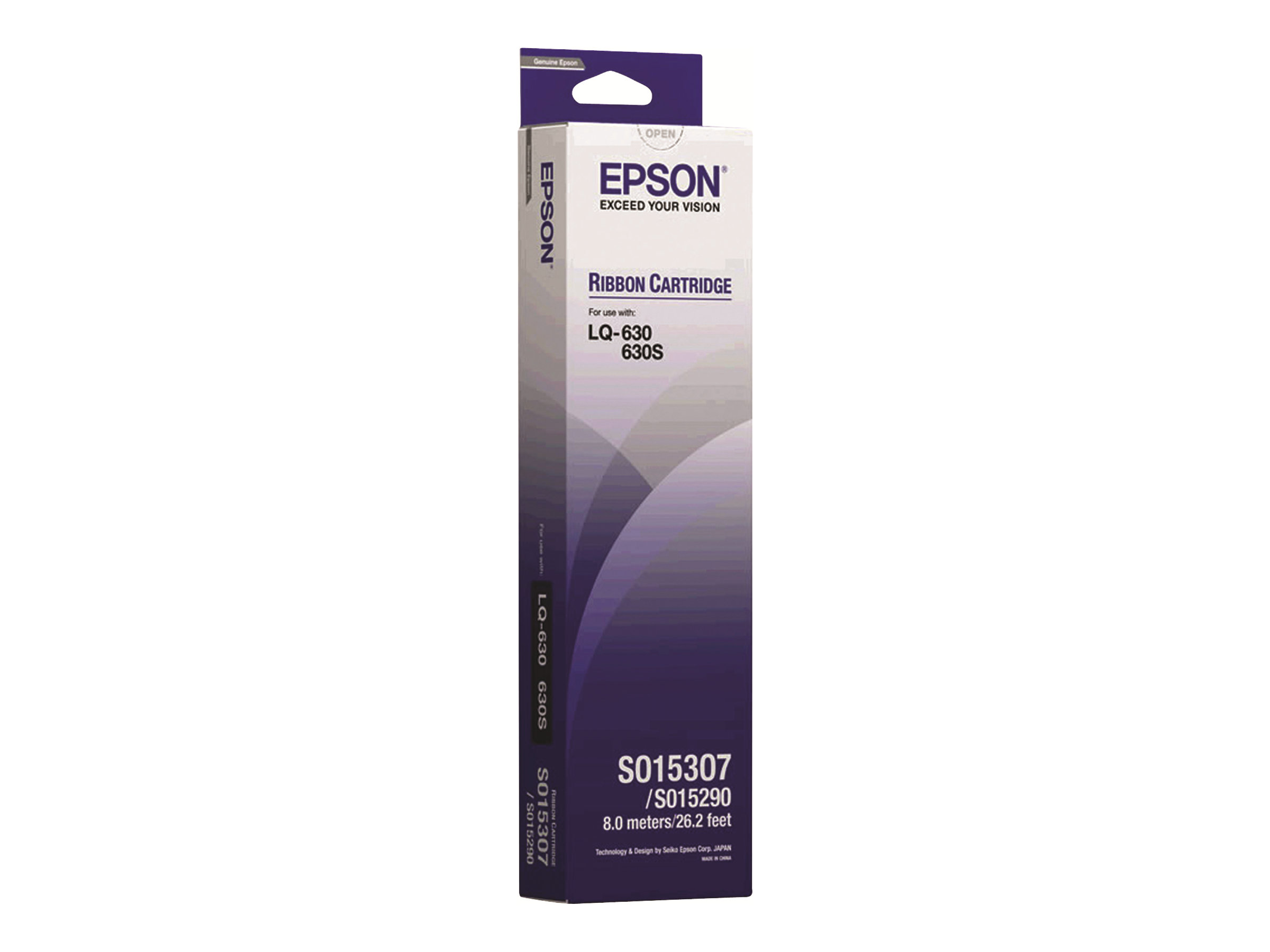 Epson melna krāslentes kasetne, paredzēta LQ-630