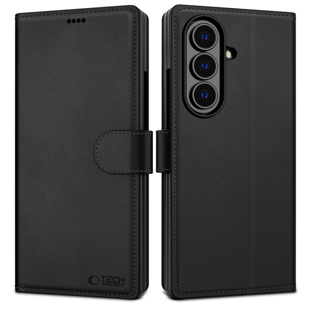 Tech-Protect Wallet maciņš modelim Samsung Galaxy Z Fold 8 Ultra – melns