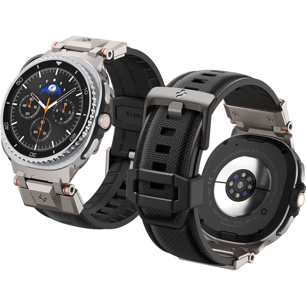 Spigen DuraPro Armor siksniņa modelim Samsung Galaxy Watch 40/44/46 mm – melna