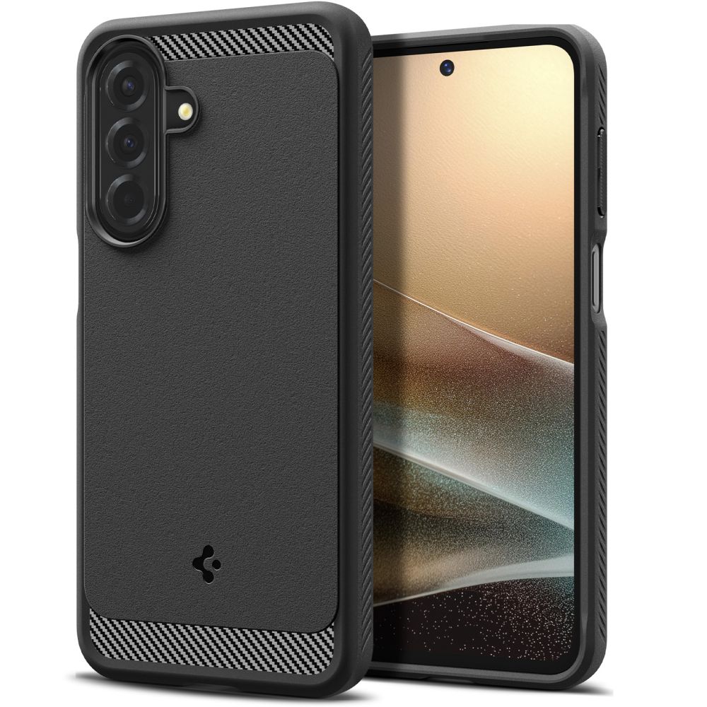 Spigen Rugged Armor maciņš modelim Samsung Galaxy A27 5G – matēti melns