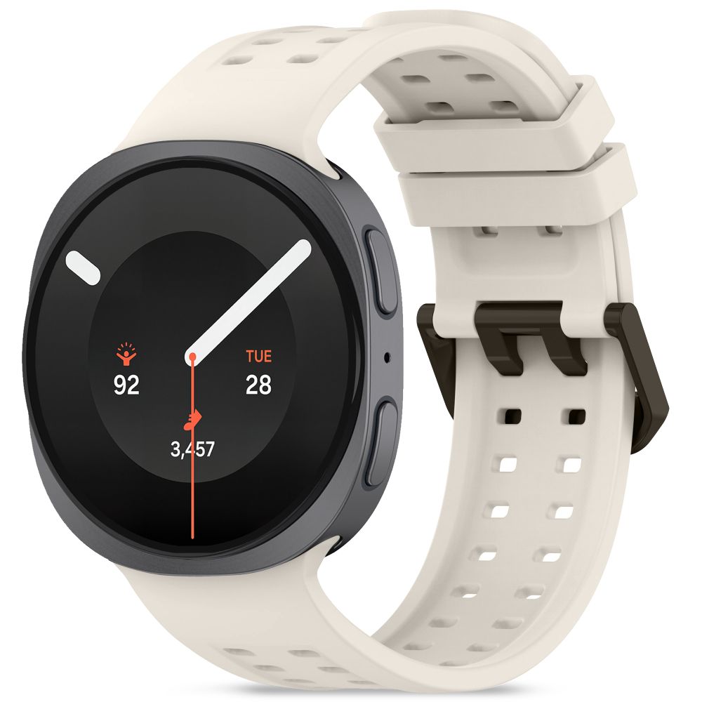 Tech-Protect Silicone Air siksniņa modelim Samsung Galaxy Watch 40/44/46 mm – bēša