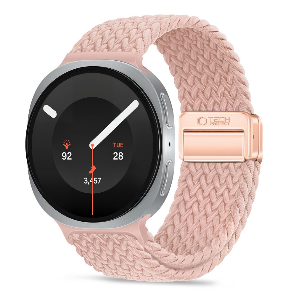 Tech-Protect NylonMag siksniņa modelim Samsung Galaxy Watch 40/44/46 mm – rozā