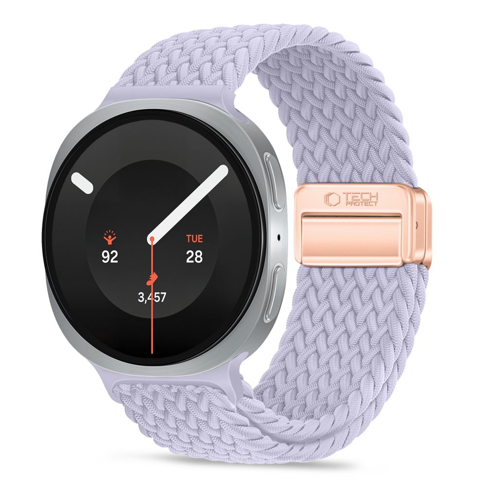 Tech-Protect NylonMag siksniņa modelim Samsung Galaxy Watch 40/44/46 mm – violeta