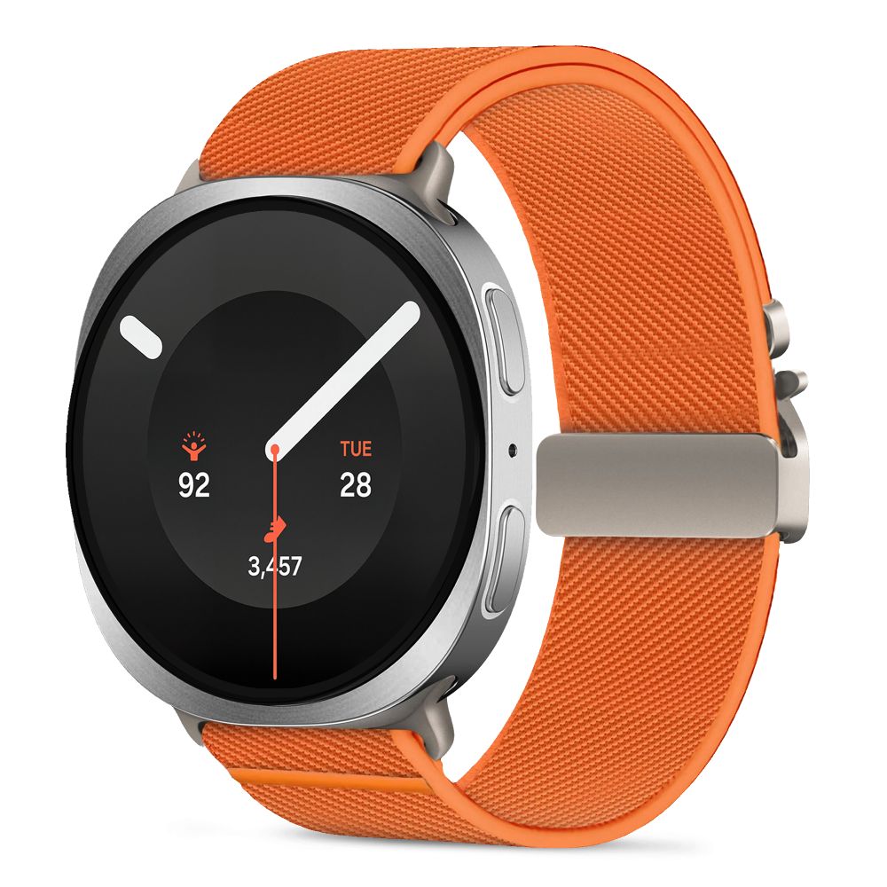 Tech-Protect Nylon Clasp siksniņa modelim Samsung Galaxy Watch 40/44/46 mm – oranža