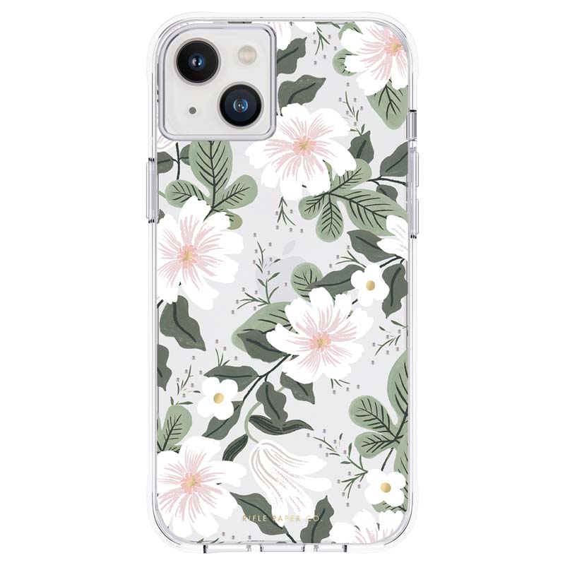 Rifle Paper Clear vāciņš ierīcei iPhone 14 Plus, ar “Willow” rakstu