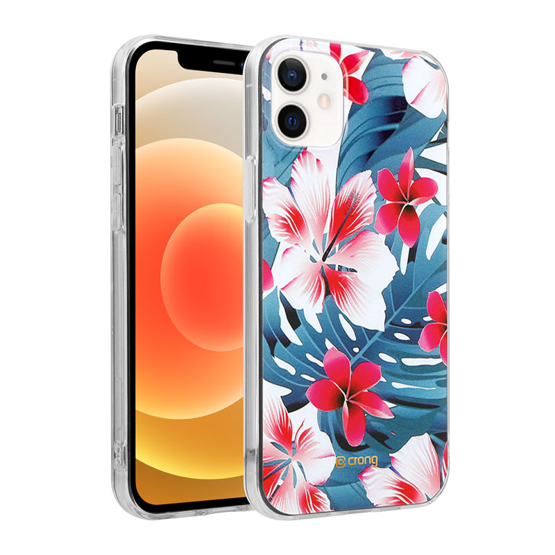 Crong Flower Pattern 03 vāciņš ierīcei iPhone 12 Mini