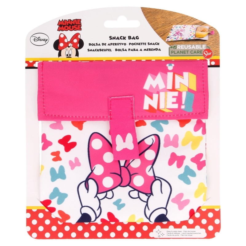 Minnie Mouse atkārtoti lietojams uzkodu maisiņš