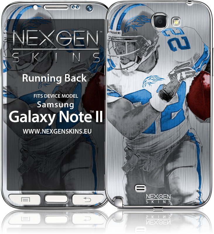 Nexgen dekoratīvā 3D efekta uzlīme ierīcei Samsung Galaxy Note 2, Running Back 3D