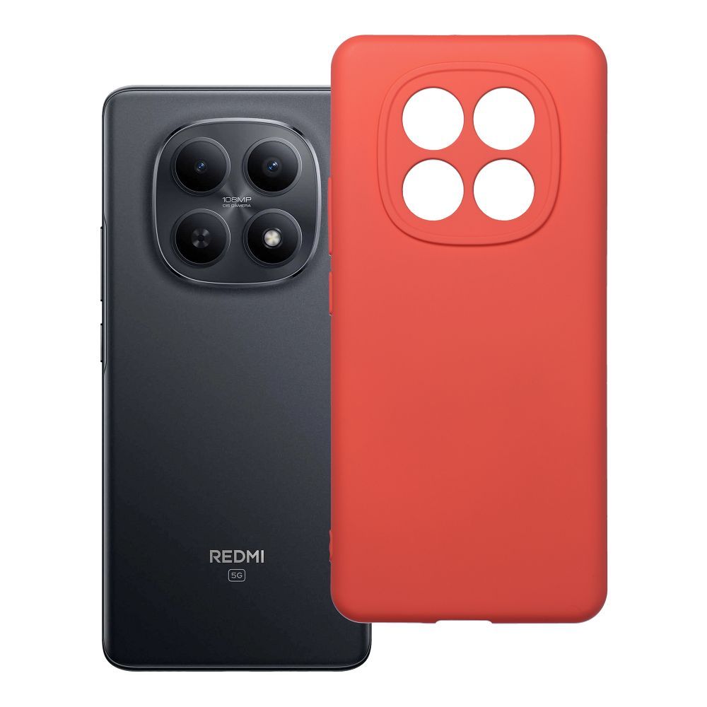 Silikona maciņš persiku krāsā priekš Xiaomi Redmi Note 15 4G